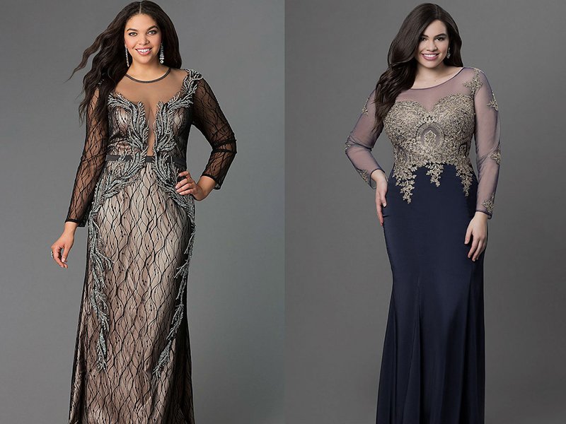 Robes pour les filles avec curvaceous