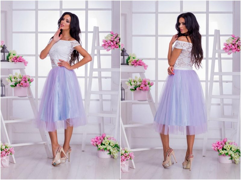 Robe en tulle