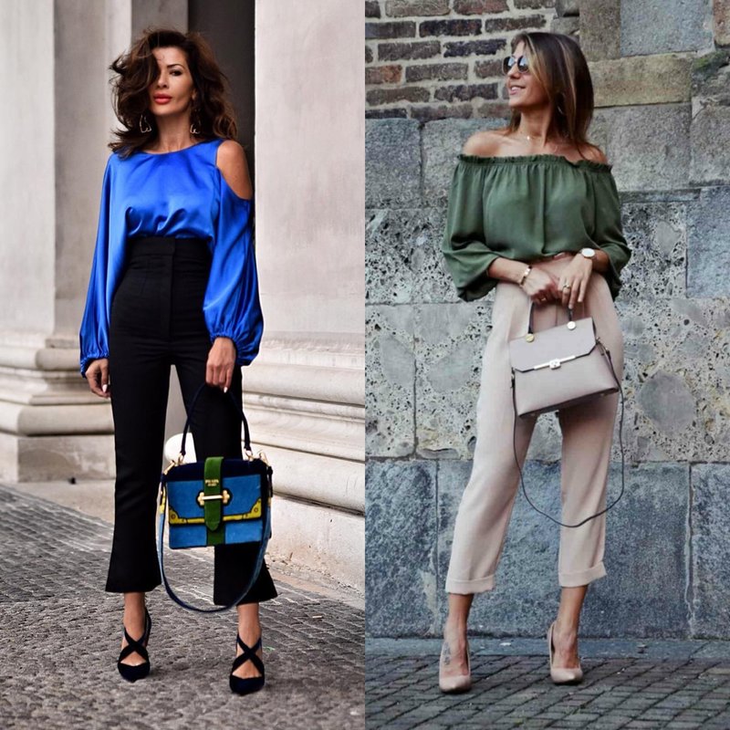 Off Shoulder Lente Blouses