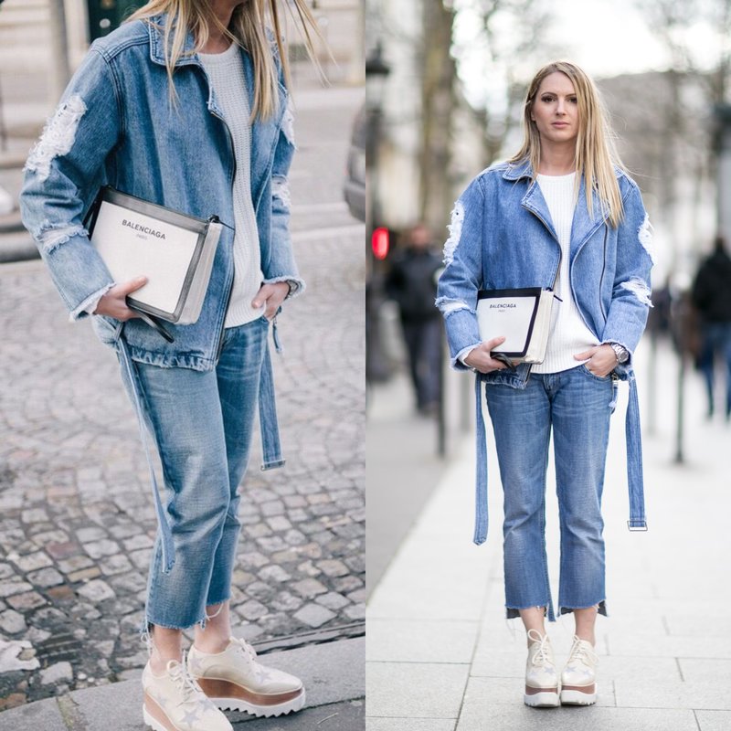 Total denim: archets de printemps