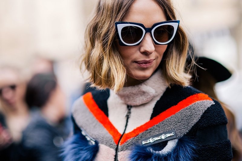 Lunettes stylées au printemps