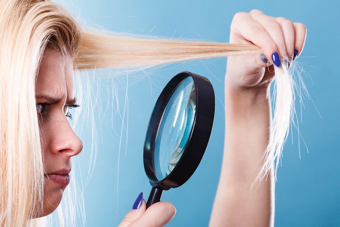 Maskers voor gespleten haarpunten thuis