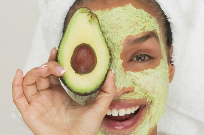 Masque avec avocat