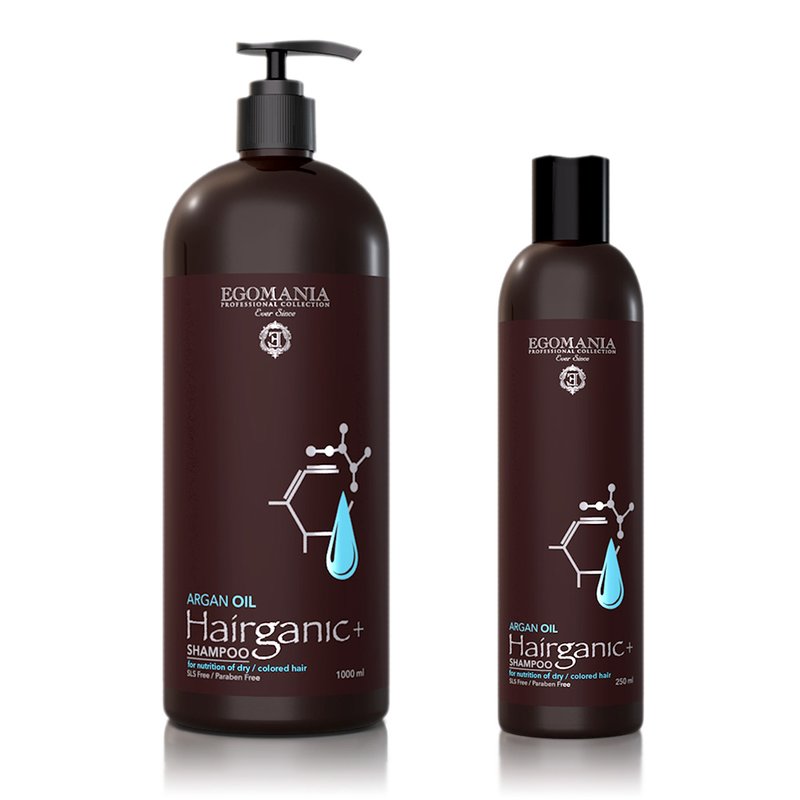 Egomania Shampoo Oil Argan pour cheveux secs et colorés