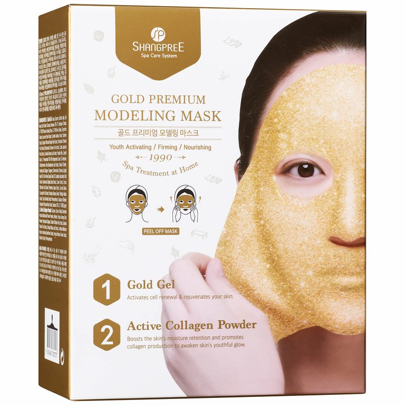 Gouden collageenmasker