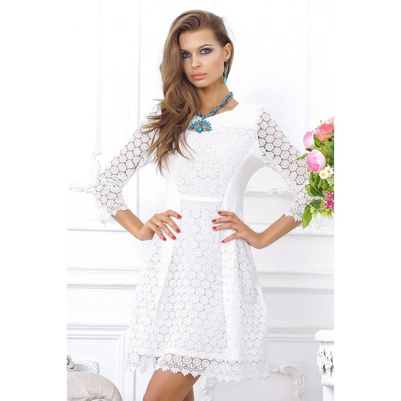 Robe de cocktail blanche