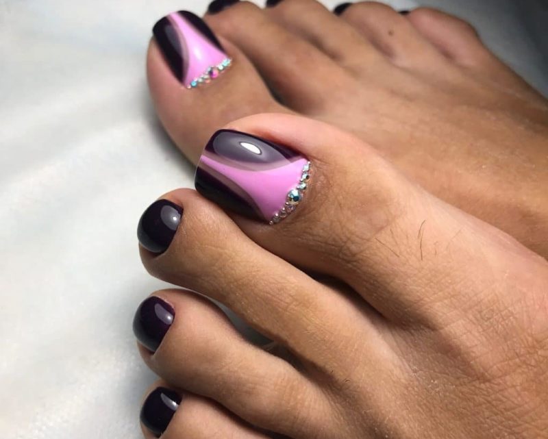 Poli à la mode noir gel