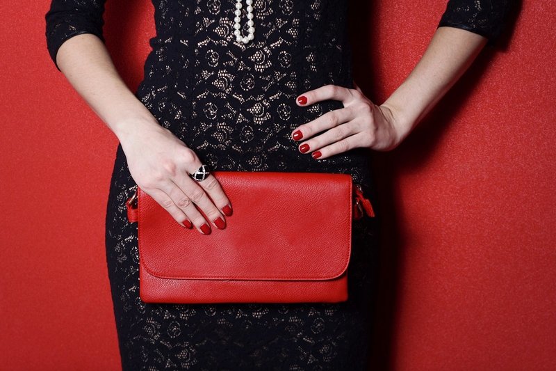 Pochette rouge