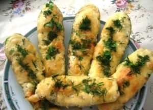 Courgettes au fromage