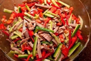 Salade au Bœuf et Légumes