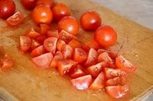 Salade De Crevettes Et Tomates