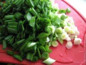 Tarte aux œufs et aux oignons de printemps