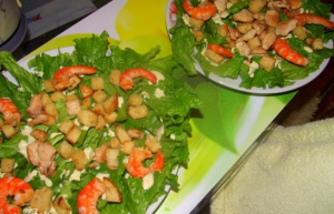 Salade César Aux Crevettes