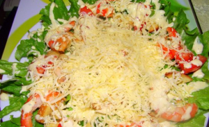 Salade César Aux Crevettes