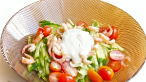 Salade de crevettes