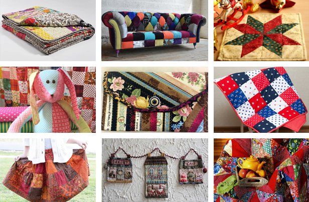 Produits de bricolage patchwork