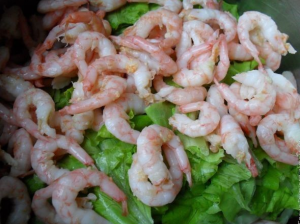 Salade De Crevettes Légère