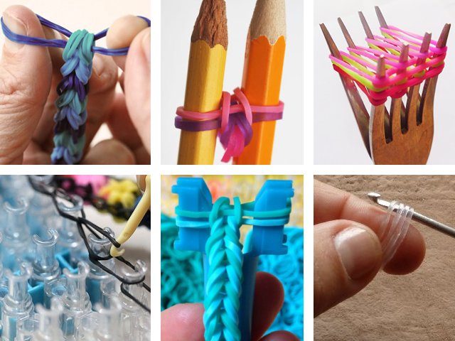 Comment tisser des bracelets en gomme: tutoriels photos et vidéos