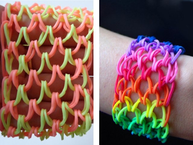 Comment tisser des bracelets en gomme: tutoriels photos et vidéos