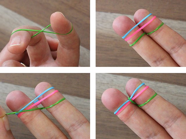 Comment tisser des bracelets en gomme: tutoriels photos et vidéos