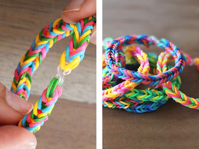 Comment tisser des bracelets en gomme: tutoriels photos et vidéos