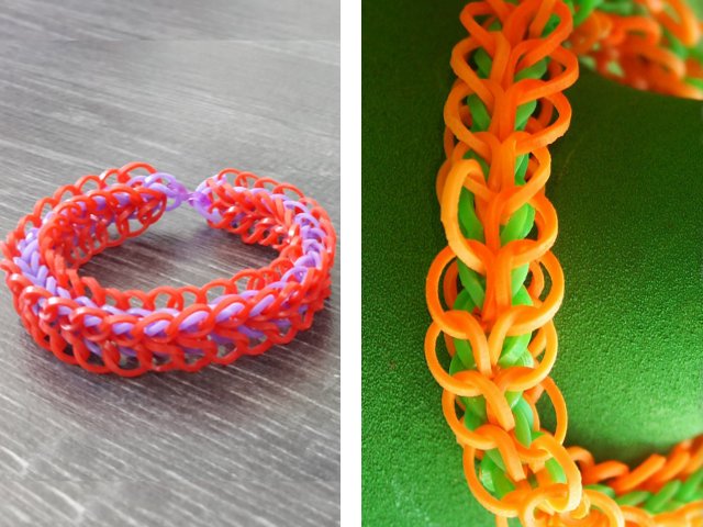 Comment tisser des bracelets en gomme: tutoriels photos et vidéos