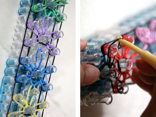 Comment tisser des bracelets en gomme: tutoriels photos et vidéos