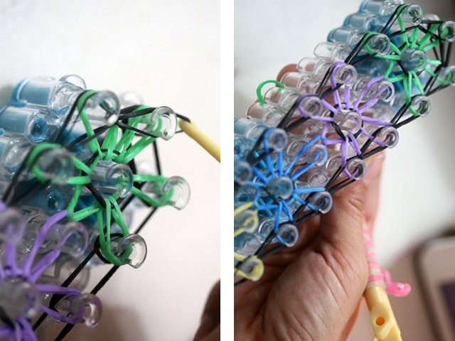 Comment tisser des bracelets en gomme: tutoriels photos et vidéos