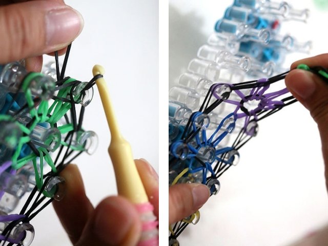 Comment tisser des bracelets en gomme: tutoriels photos et vidéos