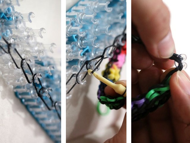 Comment tisser des bracelets en gomme: tutoriels photos et vidéos