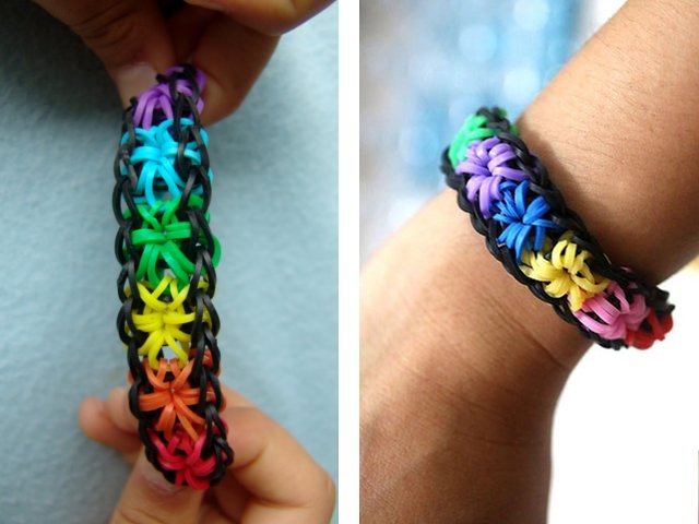 Comment tisser des bracelets en gomme: tutoriels photos et vidéos