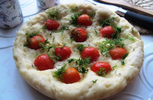 Tarte aux pommes de terre dans une cocotte