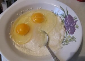 Tarte au chou de semoule