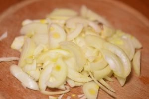 Snelle geleipastei met vlees en aardappels