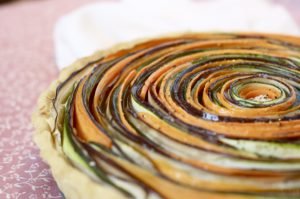 Tarte aux carottes et courgettes