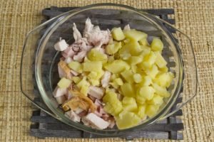 Salade de Poitrine de Poulet Fumé aux Légumes