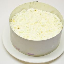 Salade au fromage et à l'ail cuit