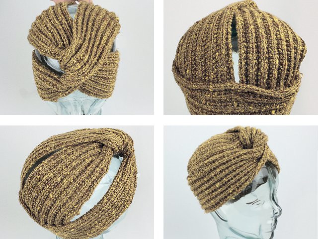 Turban de tricotat cu ace de tricotat: tutoriale foto și video