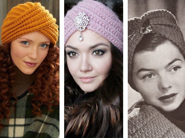 Turban de tricotat cu ace de tricotat: tutoriale foto și video