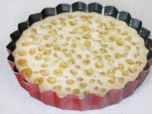 Tarte au lait et aux raisins