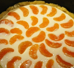 Cheesecake à la mandarine