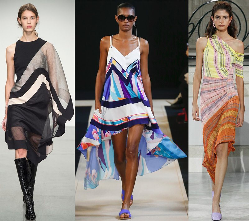 Robes à foulards Antonio Berardi, Leonard Paris, Peter Pilotto