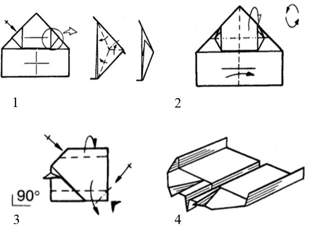 Comment faire un avion en papier: instructions, photos, vidéos