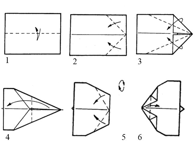 Comment faire un avion en papier: instructions, photos, vidéos