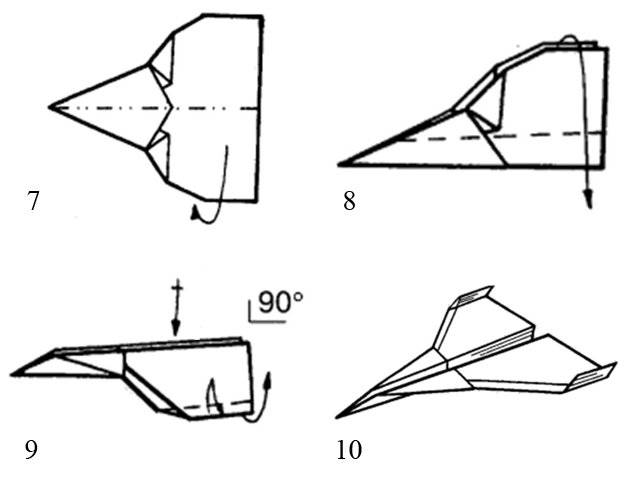 Comment faire un avion en papier: instructions, photos, vidéos