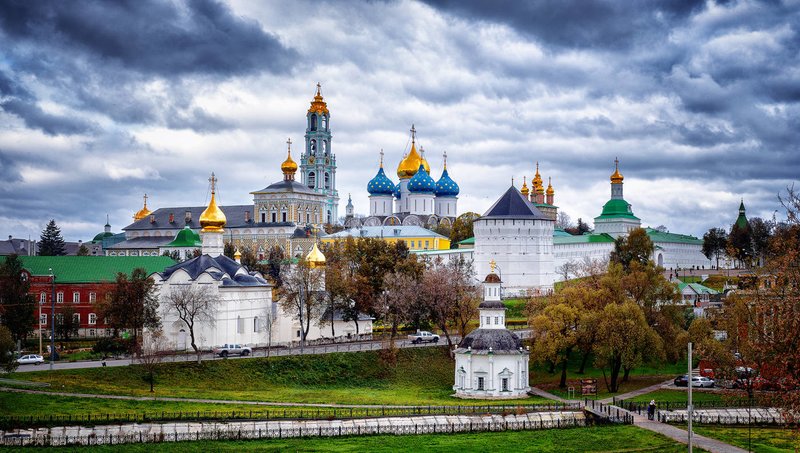 Gebeden in de Trinity-Sergius Lavra