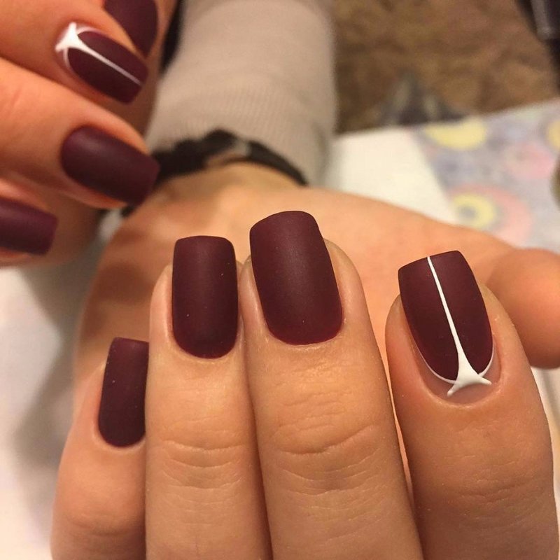 Elegante matte nagels