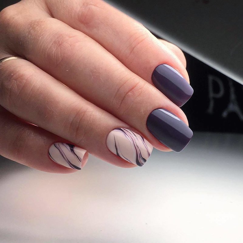 Marmer Winter Manicure