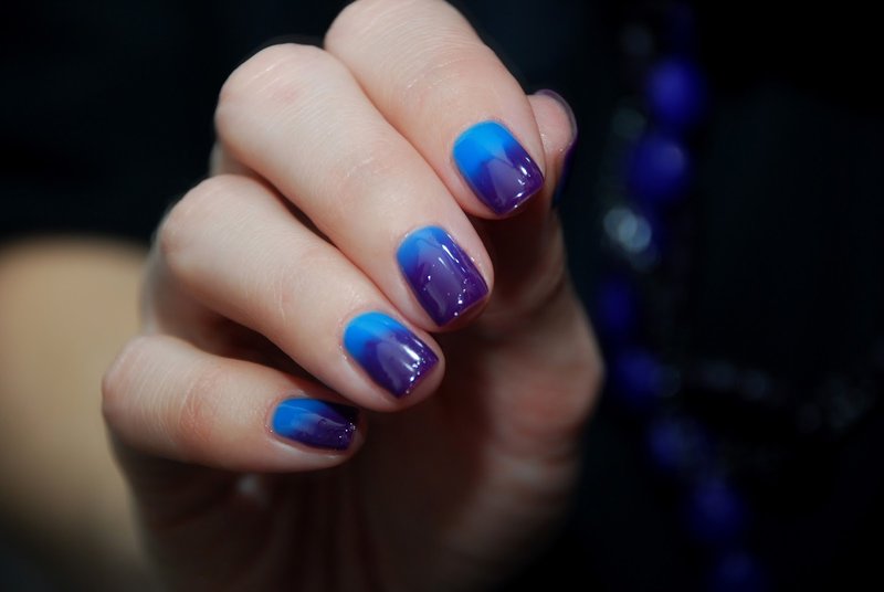 Ombre met thermische vernis