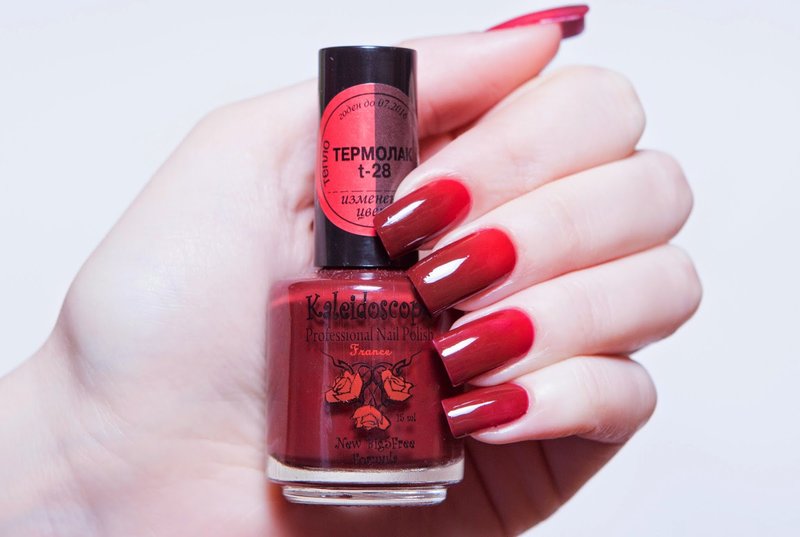 Vernis thermique rouge